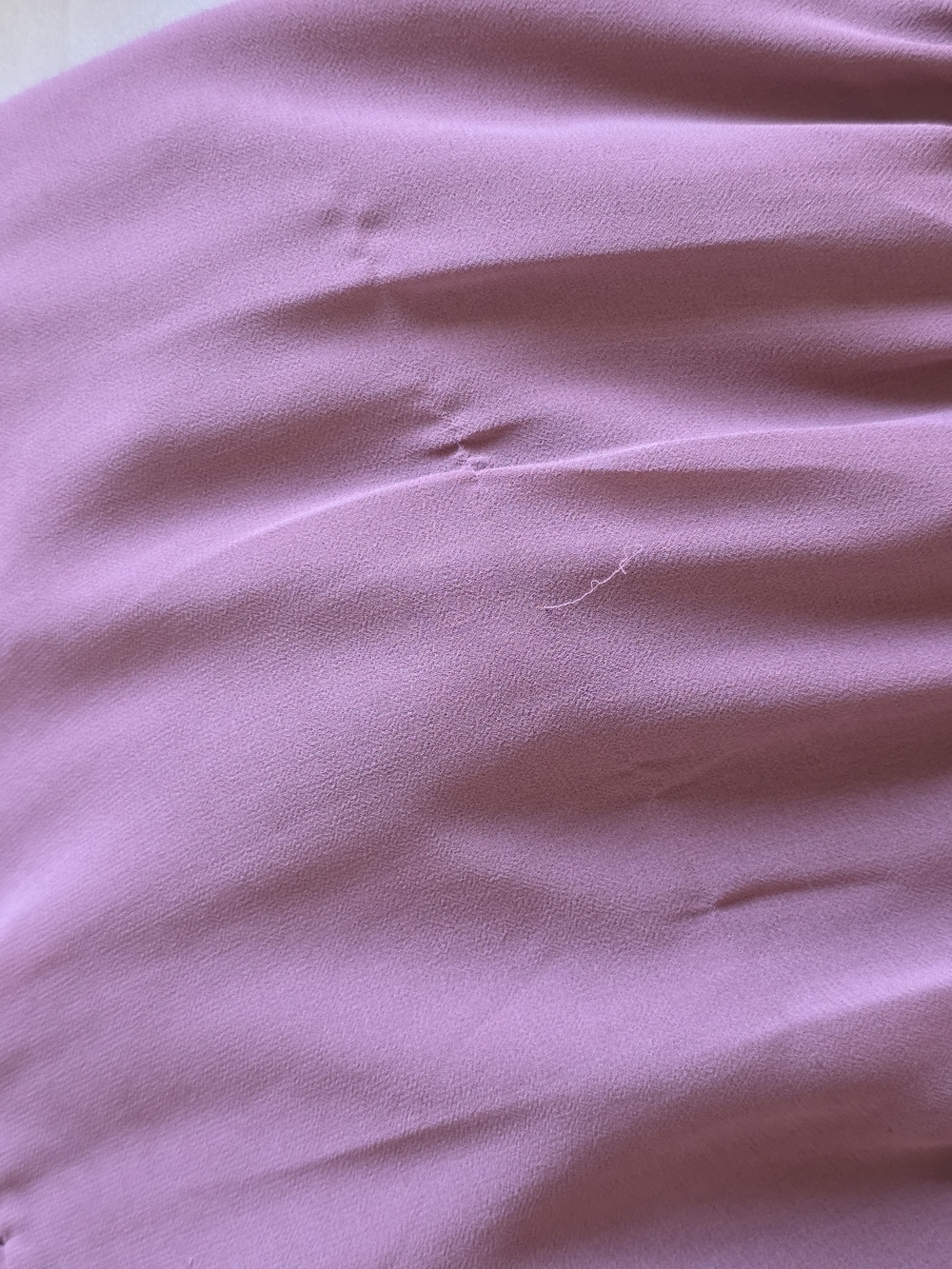 Aritzia Wilfred Tempest Chiffon Dress - Ashy Rose Pink Size M - Picture 8 of 8